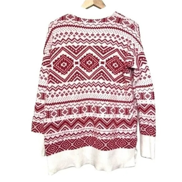 Loft Petite Snowflake Fair Isle Tunic Sweater plus size XXLP - Picture 10 of 12